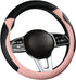 Cute Steering Wheel Cover for Women Girl, Breathable, Anti-Slip, Odourless Car Interior, Soft PU Leather Universal Car Accessory for Diverse Cars?...