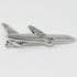 Novelty Silver Tone Airplane Tie Clip With Box Aircraft Plane Airline Tie Clip...