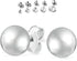 5 Pairs of Surgical Stainless Ball Stud Earrings 3,4,5,6, & 7mm...