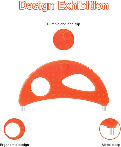 GLOGLOW Crescent Tool Power Juicer Replacement Parts for Juicer CL003AP E1188 E1189 MT1000 Juicer Accessories(orange)...