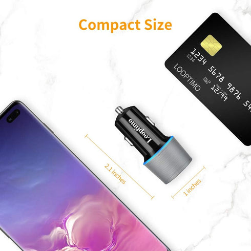 Fast USB C Car Charger,Compatible with Google Pixel 8/8 Pro/7/7 Pro/6/6a/6 Pro/5a/5/4a/4/4 XL/3 XL, 30W Power Delivery & Quick Charge 3.0 Car Adap...