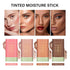 Multi-Use Makeup Blush Stick, Beauty Tinted Solid Blush Stick,Facial Contouring Highlight & Brighten Face Stick, Waterproof Moisturizer Stick, Sui...