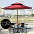 2 Inch 2 Set Silicone Patio Table Umbrella Hole Ring for Standard Table Hole, Umbrella Hole Ring Plug and Cap Set, Outdoor Patio Umbrella Plug for...