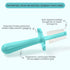 grabease Baby Finger Toothbrush for Infants & Toddlers - BPA-Free & Phthalate-Free Silicone Baby Toothbrush - 1 Pack - Teal...