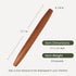 Muso Wood Sapele Wooden French Rolling Pin for Baking, Tapered Roller for Fondant, Pie Crust, Cookie, Pastry (French 17.5inch)...
