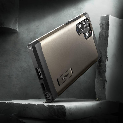 Spigen Tough Armor Designed for Galaxy S22 Ultra Case (2022) - Gunmetal......