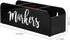 MyGift Whiteboard Marker Holder, Black Acrylic Wall Mounted or Tabletop Dry Erase Marker/Eraser/Cleaner Caddy with Cursive MARKERS Label...