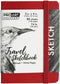 Pro Art Premier Sketch Book Travel 4"x 3" White 74lb Red 80 Sheets, Sketch Book, Sketchbook, Drawing Pad, Sketch Pad, Drawing Paper, Art Book, Dra...