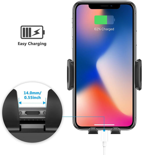 Phone Holders for Your Car, Car Air Vent Phone Mount, Car Phone Holder with Twist Lock Hook Clip for A Strong Hold to Vent, Compatible with iPhone...