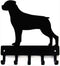 Rottweiler Key Holder Dog Leash Hanger for Wall - Large 9 inch Wide with 5 Hooks - Made in USA...