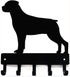 Rottweiler Key Holder Dog Leash Hanger for Wall - Large 9 inch Wide with 5 Hooks - Made in USA...