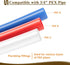 JUWO 3/4" PEX Coupling, PEX Fitting for Plumbing Repairs, Sturdy and Durable Brass Crimp Fitting (5 Pack)...