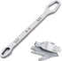 Double-Ended Wrench 5/16-7/8 Inch Multifunctional Universal Self-Tightening Wrench Adjustable Wrench Universal Torx Spanner Key Set Screw Nuts Wre...