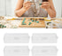 4 Packs Small Plastic Boxes,Clear Plastic Storage Container Bins with Latching Lids,Stackable Craft Box Containers for Craft Supplies and Little B...