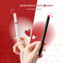Kaco FIRST Gel Ink Pens, Pack of 2 Pieces Cute Stationery Heart Pen Set with Extra 4 Black Refills Quick Drying School Office Supplies Valentine's...