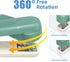 Swing-Arm Swivel Stapler, 20 Sheets Capacity, 360 Degree Rotate Desk Staplers for Booklet or Book Binding, Green...