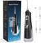 Water Flosser for Teeth Cleaning 4 Modes Rechargeable Oral Irrigator 4 Tips Powerful Battery Life Water Dental Picks IPX7 Waterproof 310ML Water T...