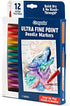 Crayola Ultra Fine Point Markers, Art Markers, Gifts for Teens, 12 ct...