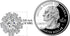 24 Pack 16MM Sparkle Clear Rhinestone Buttons Flatback Metal Embellishments Glass Crystal Bulk for Craft DIY Wedding Bouquets Decoration,Silver Pl...