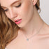 EVER FAITH Women's Sterling Silver Clear Cubic Zirconia Bezel Setting Daily Pendant Choker Necklace...