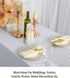 ShinyBeauty 12x48-Inch Silver-Tassel Table Runner, Small Sequined Sparkly Table Runner with Handmade Tassels, Christmas Dinner Table Decor Unique ...