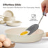 Kitchen Mama WALTZGRIP Platinum Silicone Pancake Spatula Turner: Heat-Resistant, Wide Slotted Tapered Head Stainless Steel Core. Durable, Dishwash...