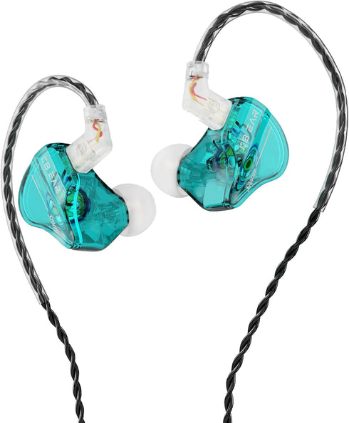 KBEAR Storm iem Earphones 1DD in ears Monitors Corded Earbuds 3.5mm Plug in Headphones Professional kbear Wired Earbuds with for Gaming Editing Vi...