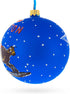 I Love Houston, Texas, USA Glass Ball Christmas Ornament 4 Inches...