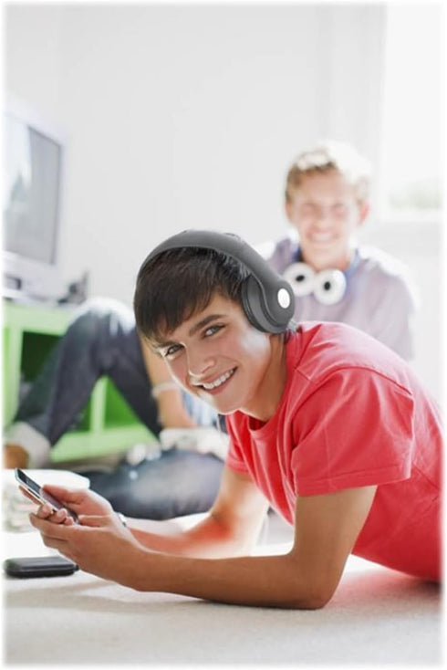 iLive IAHB48MB Bluetooth Over-The-Ear Headphones with Microphone (Matte Black)...