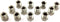The Stop Shop Pack of 12 7/16" - 24 Stainless Steel Fittings for 1/4" tube...
