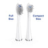 Waterpik Genuine Compact Replacement Brush Heads With Covers for Sonic-Fusion Flossing Toothbrush SFRB-2EW, 2 Count White...