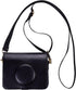 Rieibi Mini EVO Case - Retro PU Leather Protective Case for Fujifilm Instax Mini EVO Instant Camera - Removable Case with Adjustable Shoulder Stra...