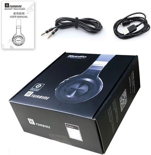 Bluedio HT Turbine Wireless Bluetooth 4.1 Stereo Headphones, White...