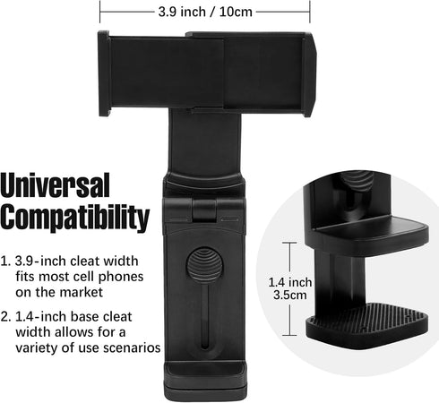 Airplane Travel Phone Holder Mount: Universal in Flight Travel Essentials Phone Mount with 360° Degree Rotation, Handsfree Airplane Phone Holder, ...