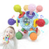 Baby Teething Toys for 0 3 6 9 12 Month Boys Girls, Newborn Infant Toys Rattle Baby Teether Chew Sensory Montessori Toys, Baby Shower Gifts for 1 ...