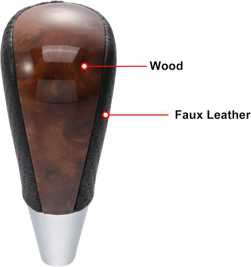 X AUTOHAUX Car Automatic Gear Stick Shift Knob for Toyota RAV4 Corolla Avalon Yaris 4Runner Sienna Camry Tacoma for Lexus ES GS SC RX LS Black Bro...