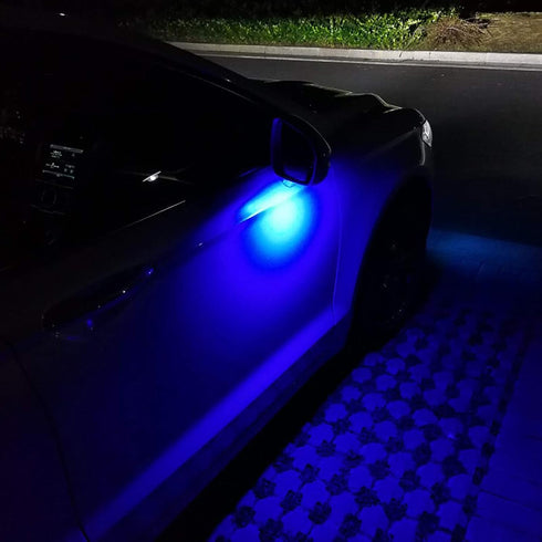 Xotic Tech Pair LED Under Mirror Puddle Lights OE Replacement Error Free Compatible with Ford F150 Raptor Explorer or Lincoln or Mercury or Toyota...