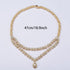 Giffor 4PCS PACK Jewellery 14K Gold Filled Bridesmaid Jewelry Set Necklace And Earrings Set (A)...