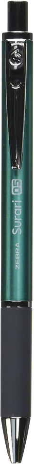 Zebra Emulsion Ink Ballpoint Pen Surari 300 0.5mm Point, Blue Green Body (BAS38-BG)...