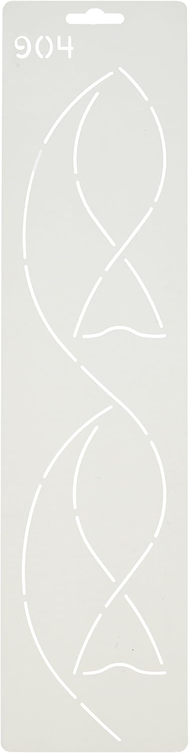 Quilting Creations Fish Border Quilt Stencil, 3"...