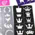 Face Painting Stencils for Kids, 200 Pieces Professional Reusable Body Paint Stencils Temporary Tattoos for Girls Boys Parties Sleepovers Birthday...