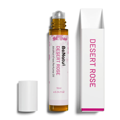 benatu Rose Roll On Perfume Oil for Women and Men, Alcohol Free Body Fragrance with Essential Oil, Travel Size Aromatherapy Concentrated Floral Ea...