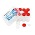 Vitorinca 2ml Sterile Glass Vials, 10 Packs-2ml Sterile Empty Vial with Self-Healing Injection Port and Flip Top Cap, Sterile Package, for use in ...