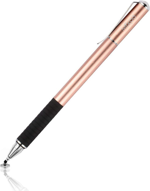 Mixoo Capacitive Stylus Pen, Disc & Fiber Tip 2 in 1 Series, High Sensitivity and Precision, Universal for ipad, iPhone, Tablets and Other Touch S...