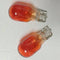Landscape Low Voltage - 12 Volt 11W Amber Bulbs - T5 Wedge Bulbs - Compatible with Malibu Lights - Garden - Deck Light Bulbs - Yard Bulbs - 10 Pac...