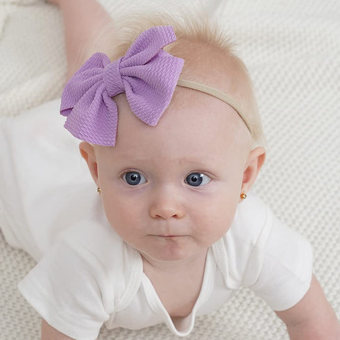 jollybows 40pcs Baby Girls Hair Bows Headband Nylon Hair Band Elastic Hair Accessories for Kids Infants Toddlers...