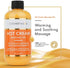 Cosmetasa Hot Cream Massage Gel with Massager Mitt- Natural and 87% Organic Cellulite Cream - Multi Use, Skin Toning Cream, Joints and Muscle - 8....