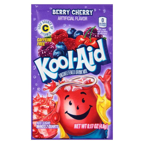 Kool-Aid Twists Blastin' Berry Cherry Unsweetened Soft Drink Mix (Pack of 16)...
