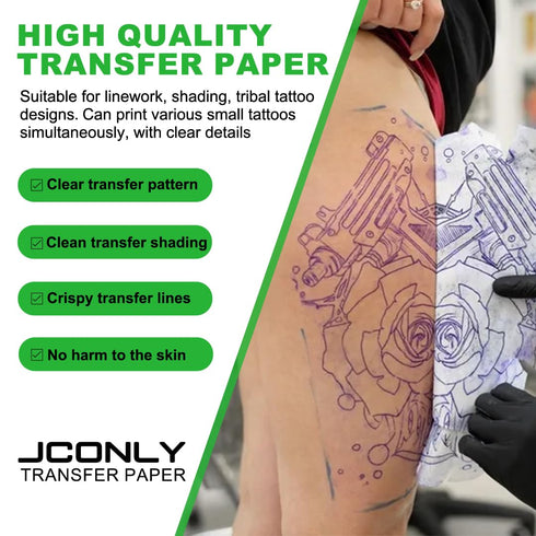 Jconly Transfer Stencils Paper - 20 Sheets Stencils Thermal Stencil Paper 8.5" x 11" Transfer Paper...