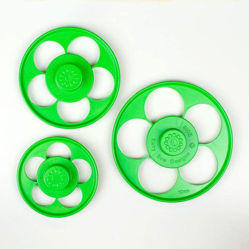 Flower Pro Five Petal Rose Cutters (Set of 3) for Cake Decorating - by Katy Sue Green...